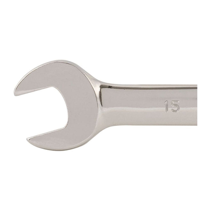 Silverline Fixed Head Ratchet Spanner 15mm Silverline - Town Tools 