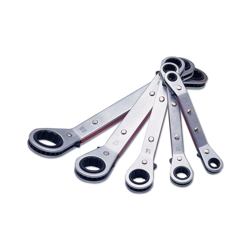 Laser Ratchet Ring Spanner Set 5pc 1750 Laser - Town Tools 