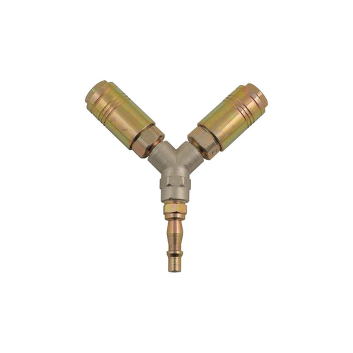 Connect Fastflow Twin Single Action Airline Y-Coupling 1pc 30993 Tool Connection - Town Tools 