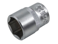 Faithfull Hex Socket 1/2in Drive 22mm