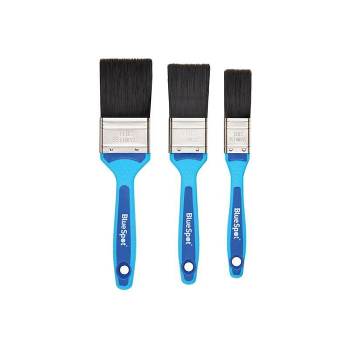 Bluespot Tools Soft Grip Synthetic Paint Brush Set, 3 Piece BlueSpot Tools - Town Tools