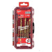 Milwaukee 10 Piece SHOCKWAVE Red Hex HSS Titanium Metal Drill Bit Set Milwaukee - Town Tools 