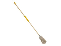 Bulldozer Cotton Mop And Soft Grip Wooden Handle