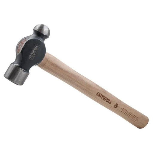 Faithfull Ball Pein Hammer FSC Hickory 1.361kg (3 lb) Faithfull - Town Tools