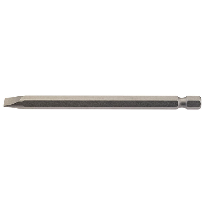 Draper Plain Slot Insert Bit, 6.5mm, 1/4" Hex, 100mm Long (Pack of 1) 64351 Draper - Town Tools 