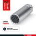 Teng Tools 1/4" Deep Socket 12 pt AF 1/2" Teng Tools - Town Tools 