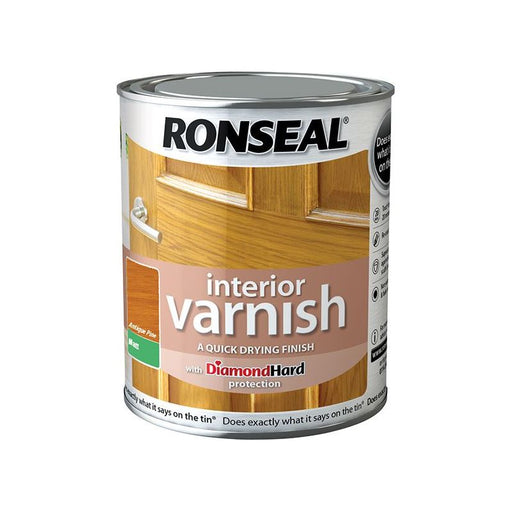 Ronseal Interior Varnish Quick Dry Matt Antique Pine 250ml Ronseal - Town Tools