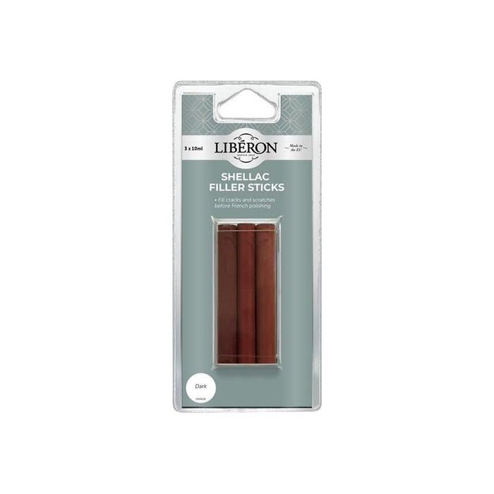 Liberon Shellac Filler Sticks Dark (3 Pack) Liberon - Town Tools