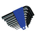 Silverline Hex Key Set 10pce 1/16" - 3/8" Silverline - Town Tools 