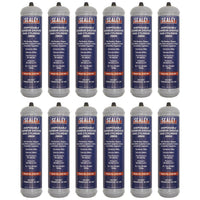 Sealey Disposable Carbon Dioxide Gas Cylinder 390g - Box of 12 CO2/100/12