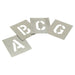 Stencils Set of Zinc Stencils - Letters 2in Walleted Stencils - Town Tools