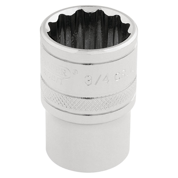 Draper HI-TORQ 12 Point Socket, 1/2" Sq. Dr., 3/4" 33660 Draper - Town Tools 