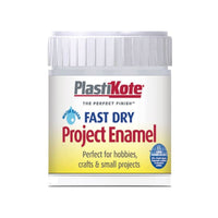 Plastikote Fast Dry Enamel Paint B30 Bottle Silver Aluminium 59ml