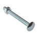 Forgefix Carriage Bolt & Nut ZP M10 x 280mm Bag 10 ForgeFix - Town Tools