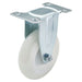 Draper Fixed Plate Fixing Nylon Wheel, 100mm Diameter, S.W.L. 125kg Draper - Town Tools