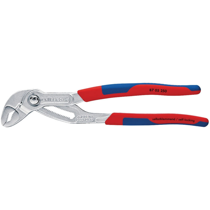 Draper Knipex Cobra 87 05 250SB Chrome Plated Waterpump Pliers, 250mm Draper - Town Tools 