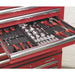 Sealey Topchest 5 Drawer with Ball-Bearing Slides Red AP26059T Sealey - Town Tools 