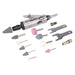 Silverline Air Die Grinder Kit 15pce 160mm Silverline - Town Tools 