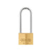 Abus Mechanical 65/50mm Brass Padlock 80mm Long Shackle Carded ABUS Mechanical - Town Tools