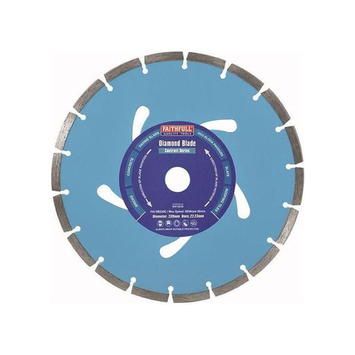 Faithfull Contract Diamond Blade 230 x 22.2mm Faithfull - Town Tools
