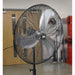 Sealey Industrial High Velocity Oscillating Pedestal Fan 30" 230V HVSF30 Sealey - Town Tools 