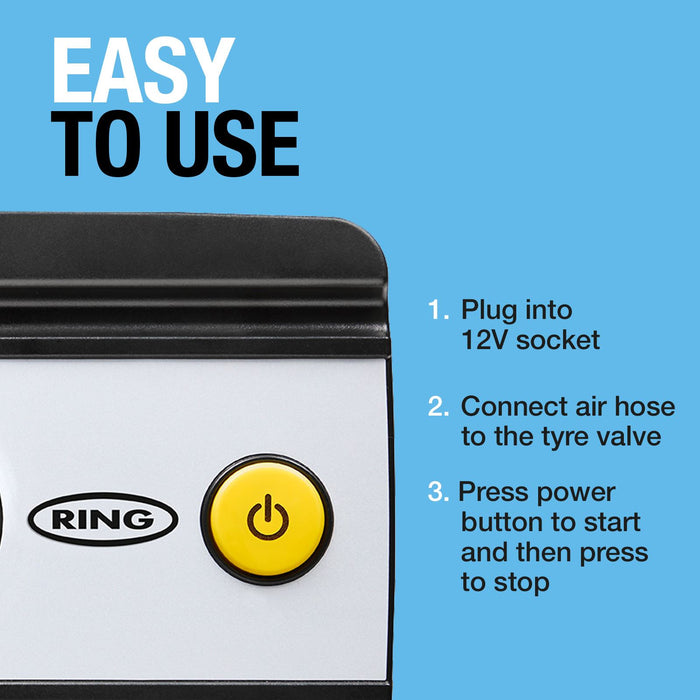Ring RAC611 TYREinflate 10 Analogue Tyre Inflator