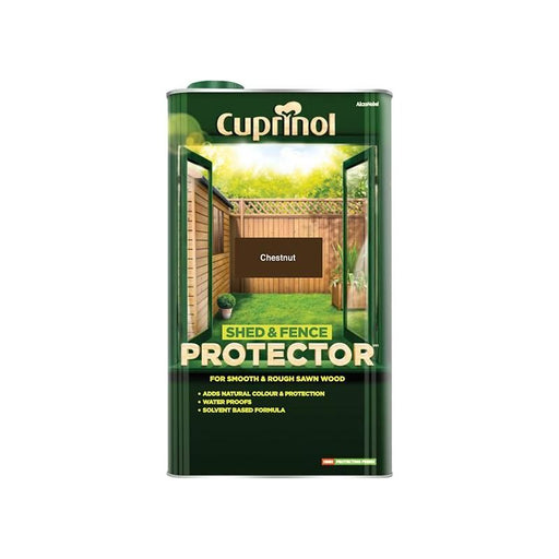 Cuprinol Shed & Fence Protector Chestnut 5 litre Cuprinol - Town Tools