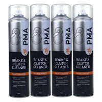4 x PMA Brake And Clutch Cleaner Degreaser Aerosol Professional Spray 600ml BRCL