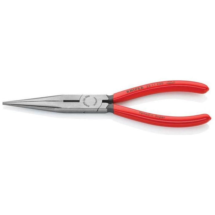 Knipex Long Snipe Nose Side Cutting Pliers PVC Grips 200mm (8in) Knipex - Town Tools
