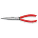 Knipex Long Snipe Nose Side Cutting Pliers PVC Grips 200mm (8in) Knipex - Town Tools
