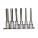 Teng Tools 1/2" Long Hex Bit Socket Clip Rail Set 6 Pieces Teng Tools - Town Tools 