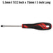 Teng Tools Flat Screwdriver 1.0 x 5.5 x 75mm S Teng Tools - Town Tools 