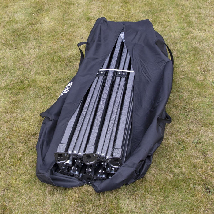 Dellonda 3x6m Pop-Up Gazebo Heavy Duty  Carry Bag Rope Stakes & Weight Grey