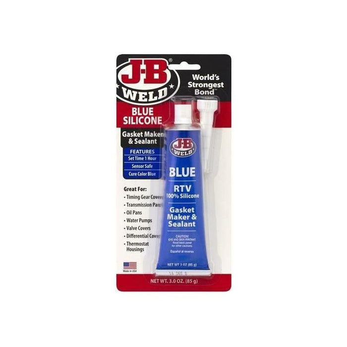 J-B Weld Silicone Gasket Maker & Sealant Blue 85g J-B Weld - Town Tools