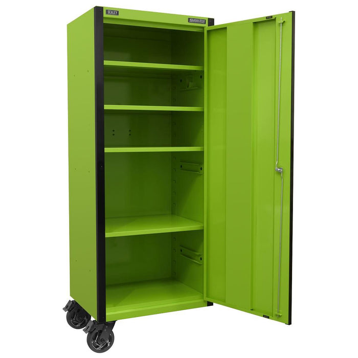 Superline Pro Superline PRO Black Edition Side Locker with Castors 1864mm Superline Pro - Town Tools 