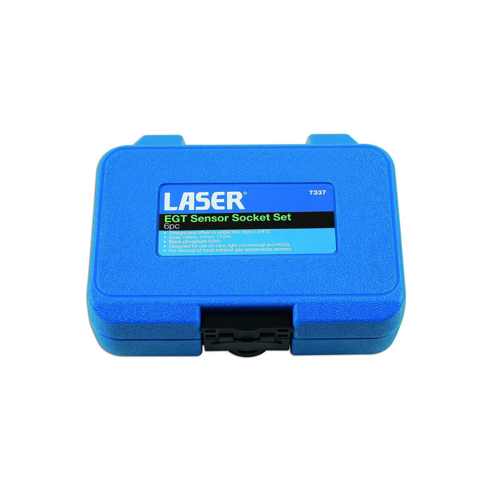 Laser EGT Sensor Socket Set 3/8"D 6pc 7337