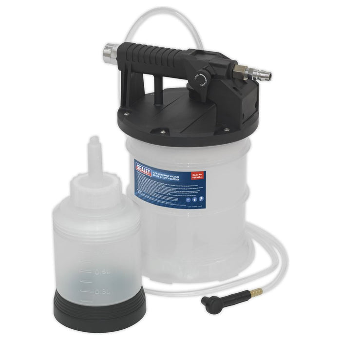 Sealey Workshop Vacuum Brake & Clutch Bleeder 2L VS0203 Sealey - Town Tools 