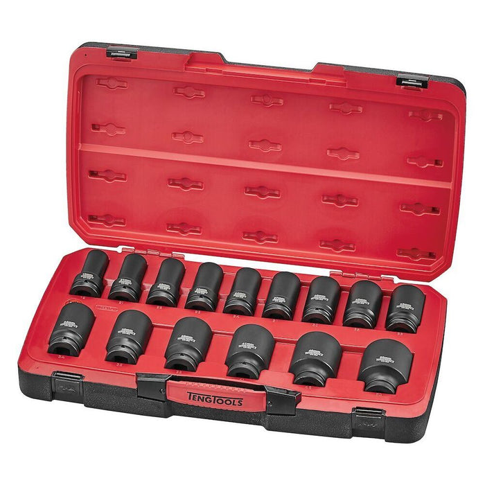 Teng Tools MECCA PRO 3/4" Deep Impact Socket Set DIN 17 Pieces Teng Tools - Town Tools 