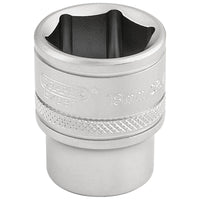 Draper 6 Point Metric Socket, 3/8" Sq. Dr., 18mm 16544