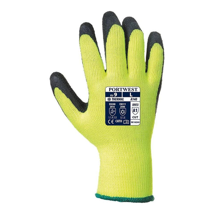 Portwest Thermal Grip Glove - Black - Medium