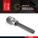 Teng Tools 1/2" Long Hex Bit Socket Metric 17mm Teng Tools - Town Tools 