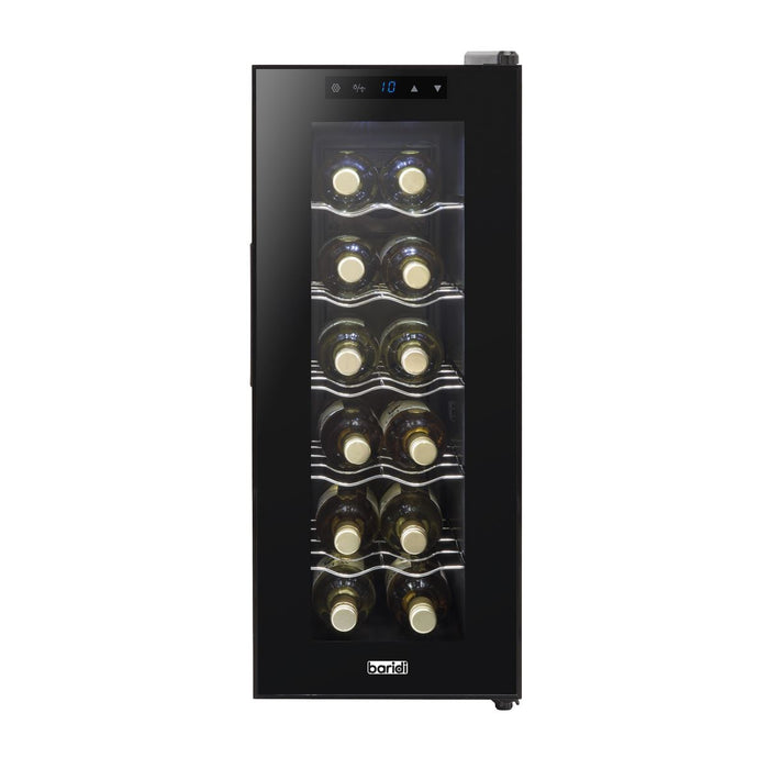 Baridi 12 Bottle Wine Fridge & Cooler - Black DH73