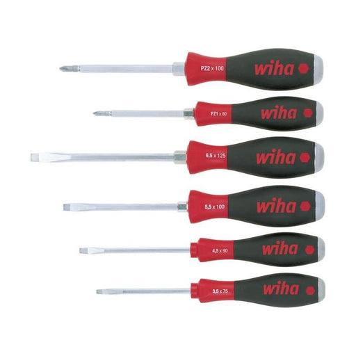 Wiha SoftFinish® SL/PZ Hex Blade Screwdriver Set, 6 Piece Wiha - Town Tools