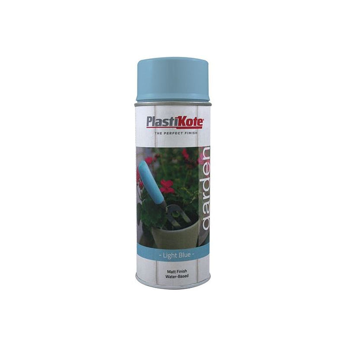 Plastikote Garden Colours Spray Paint Light Blue 400ml PlastiKote - Town Tools