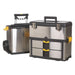 Sealey Mobile Stainless Steel/Composite Toolbox 3 Compartment AP855 Sealey - Town Tools 