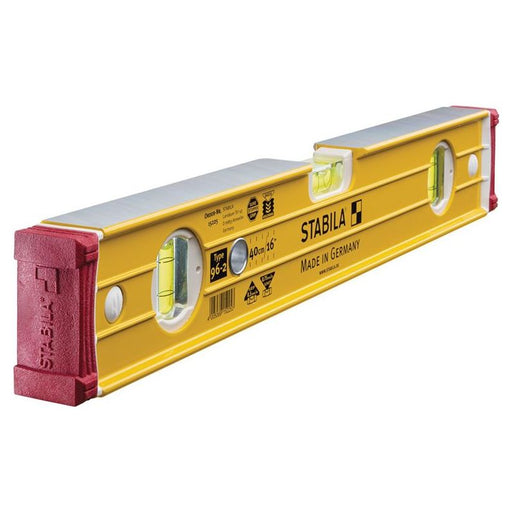 Stabila 96-2-40 Spirit Level 3 Vial 15225 40cm Stabila - Town Tools