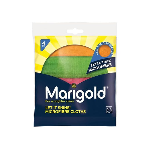 Marigold Let It Shine! Microfibre Cloths x 4 Marigold - Town Tools