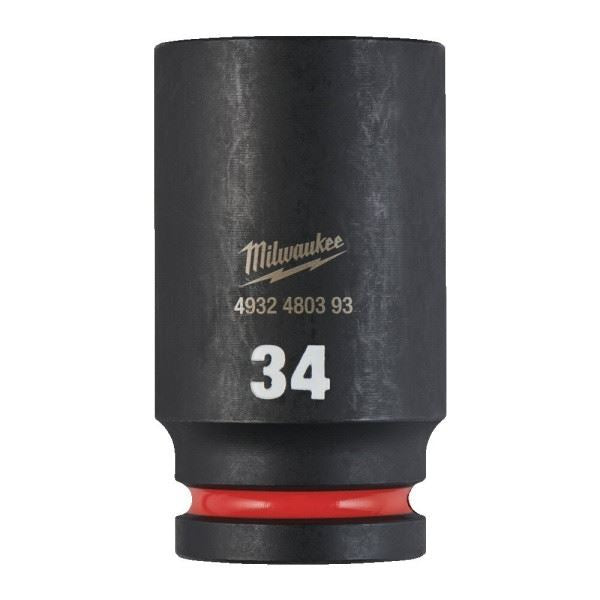 Milwaukee Hex Socket Shw 3/4 Deep 34mm-1Pc 34mm Milwaukee - Town Tools 