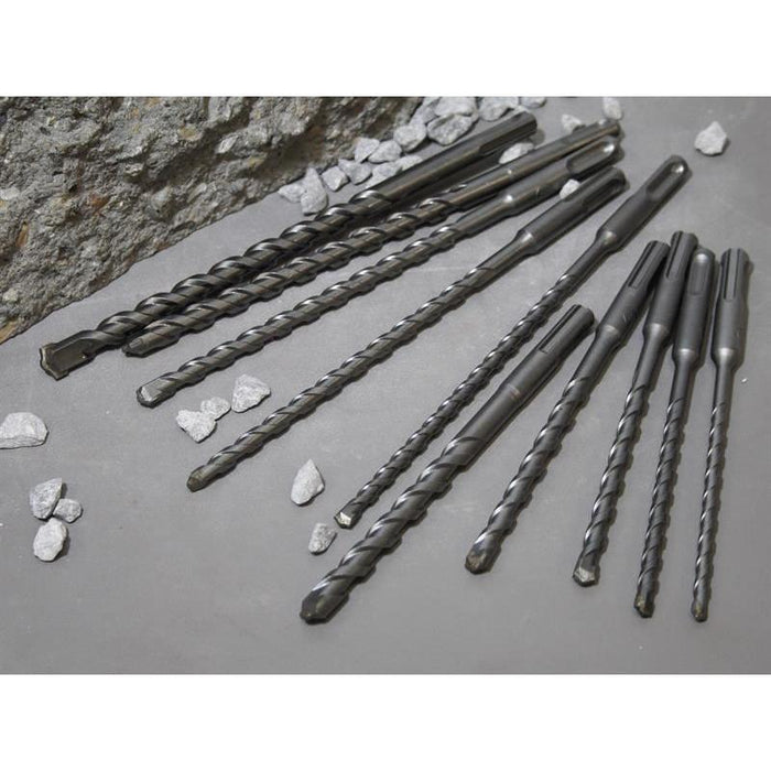 Faithfull SDS Plus Drill Bit Set, 10 Piece Faithfull - Town Tools