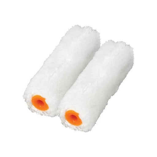 Faithfull Medium Pile Mini Roller Refills 100mm (4in) Pack of 2 Faithfull - Town Tools
